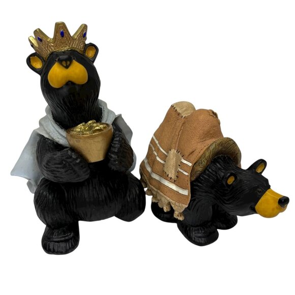 Beartivity Bearfoots Jeff Fleming Big Sky Carvers 9 Piece Figurine - Picture 6 of 9